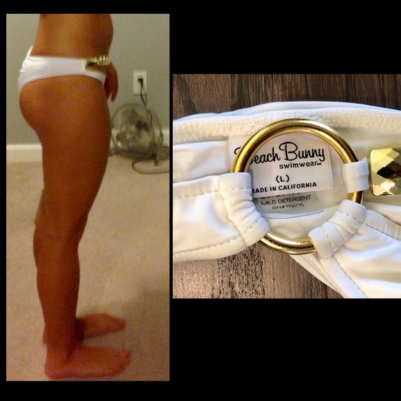 BEACH BUNNY CHAINLINK PEEK A BOO BOTTOMS - Picture 5 of 8